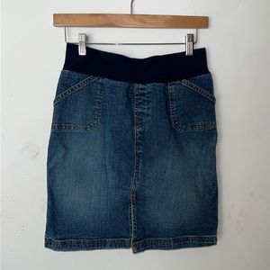 Motherhood Maternity denim skirts
